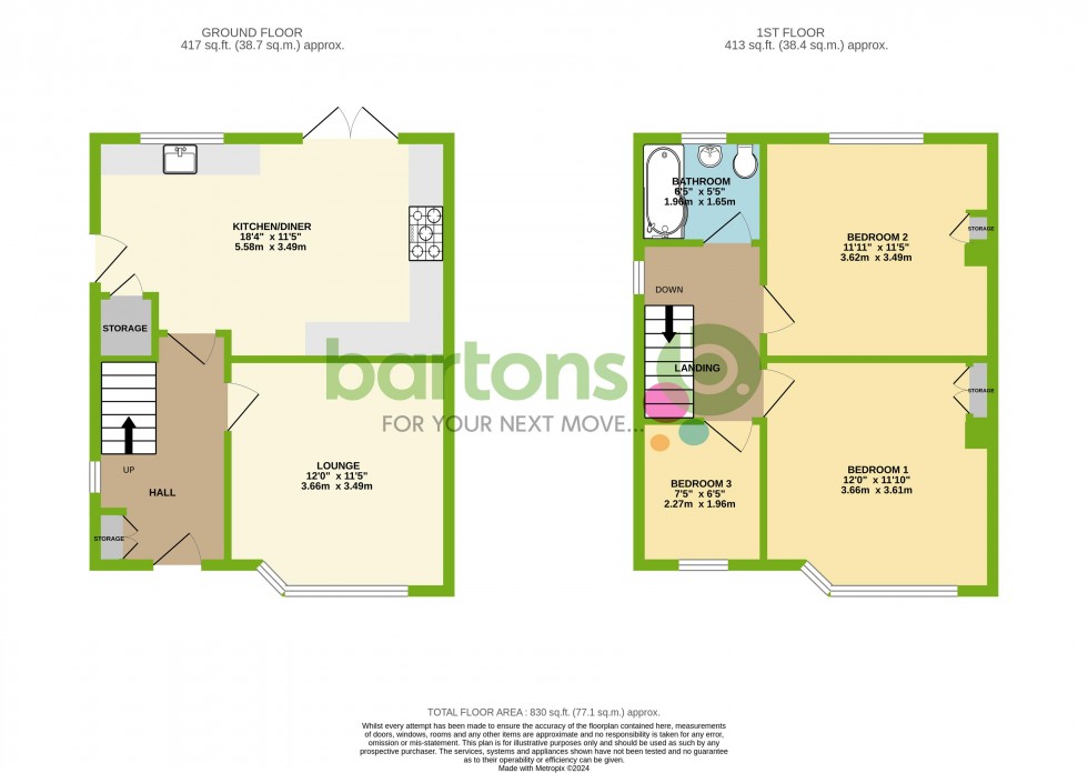 Floorplan for Pringle Road, Brinsworth