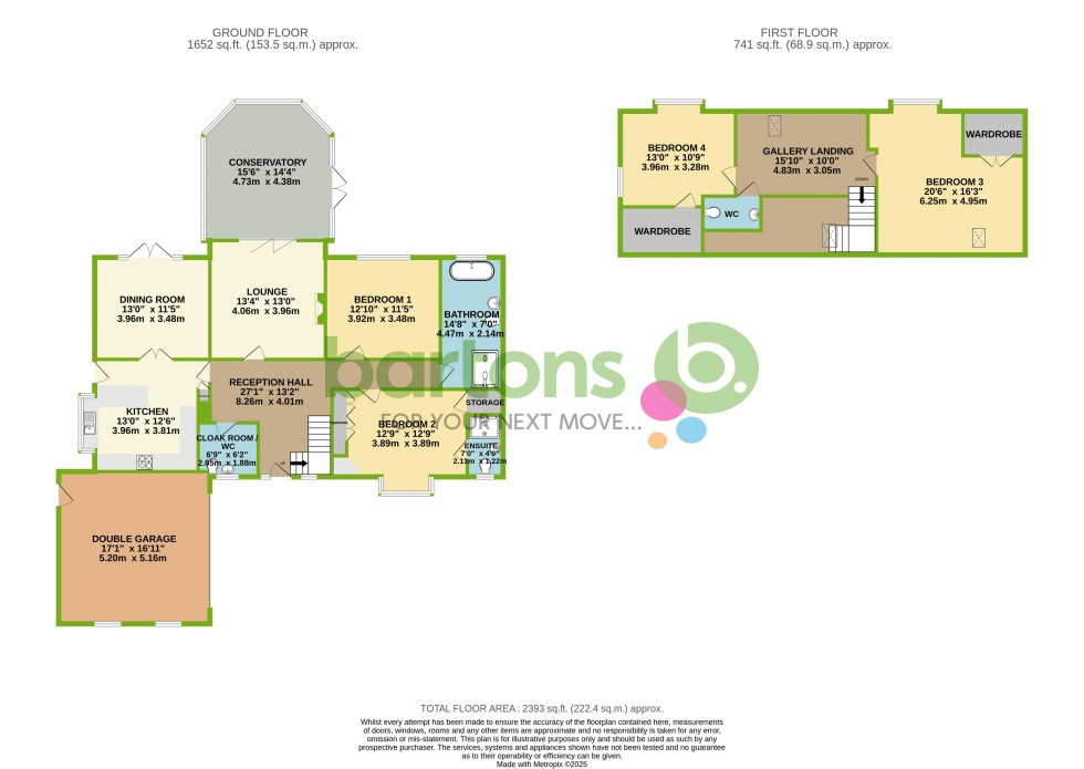 Floorplan for Wood Lane, Wickersley