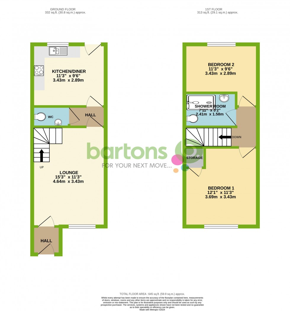 Floorplan for Henry Court, Parkgate