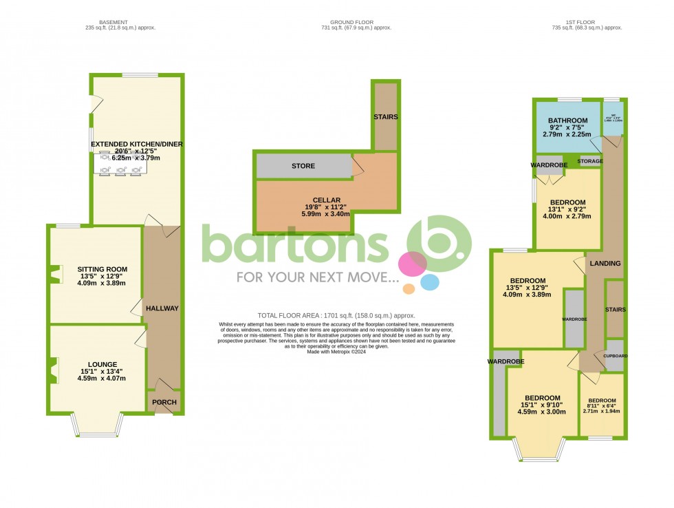 Floorplan for Broom Road, BROOM