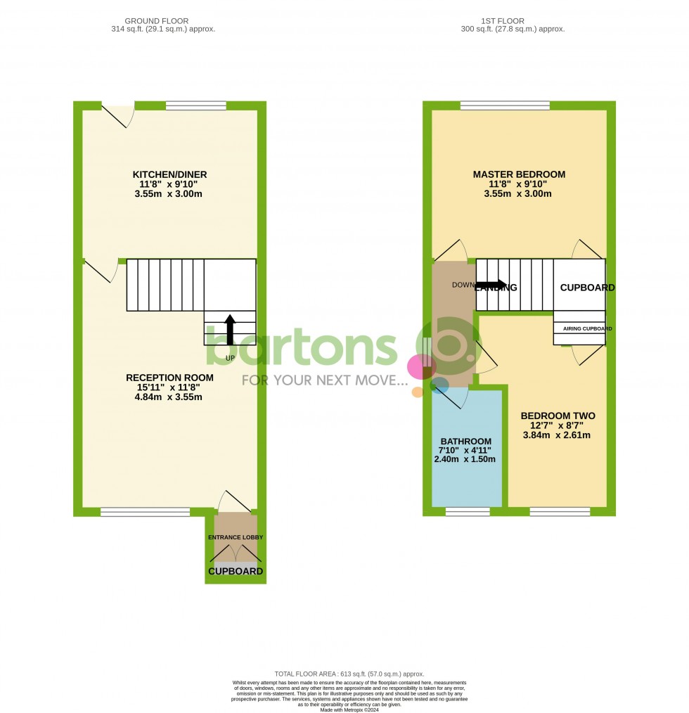 Floorplan for Wentworth Place, SCHOLES