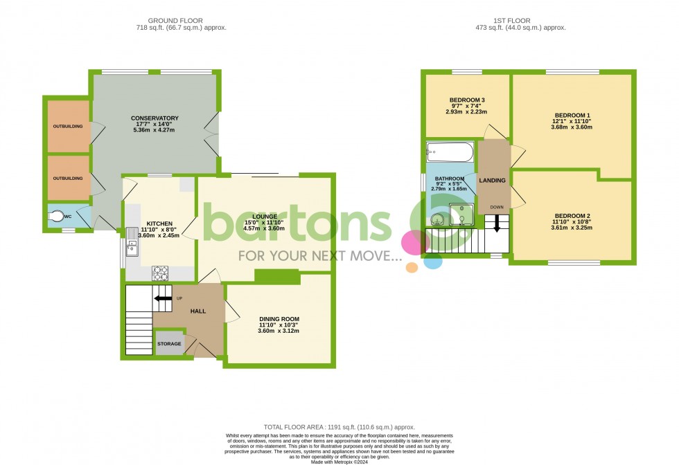 Floorplan for Upper Wortley Road, Scholes