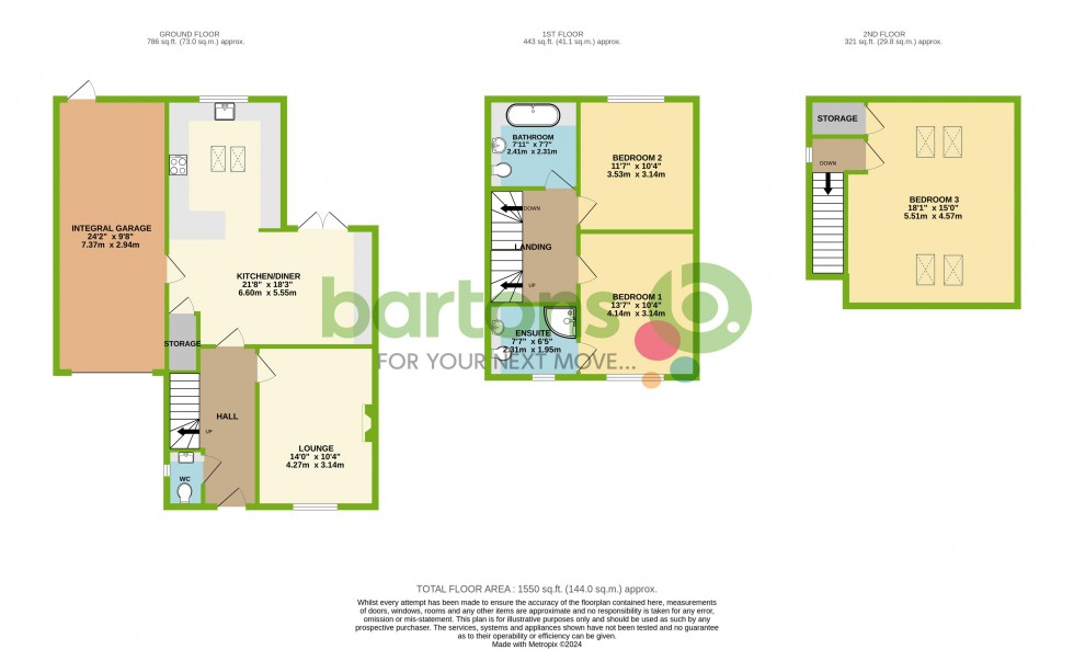 Floorplan for Rectory Court, Laughton en-le Morthen