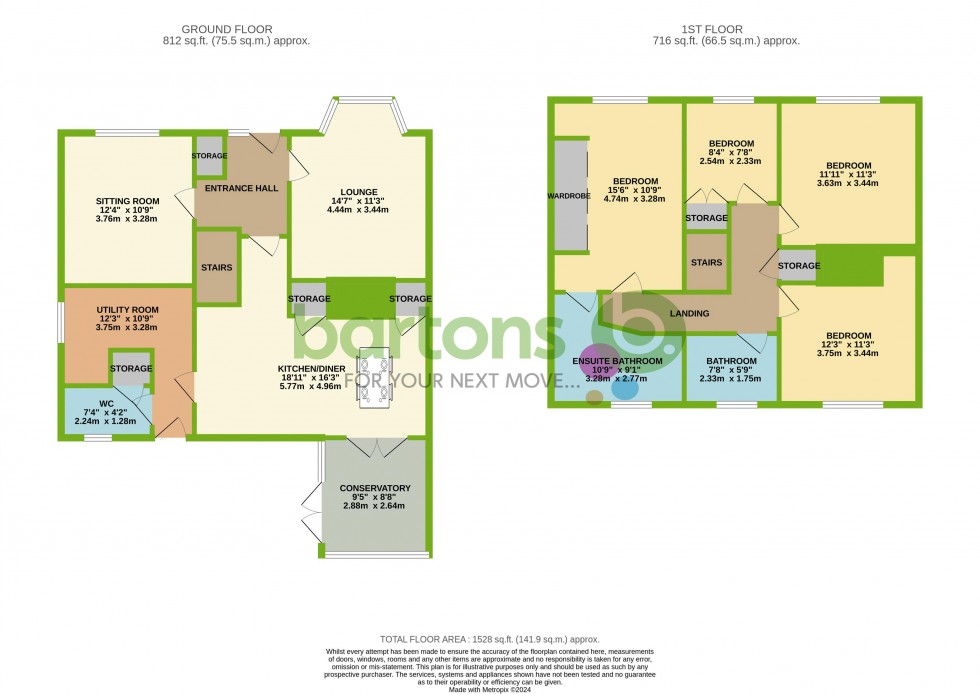 Floorplan for Lisle Road, BROOM