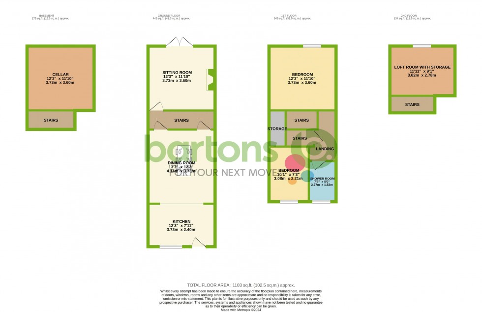 Floorplan for Clifton Mount, CLIFTON