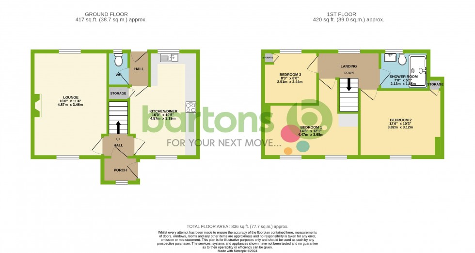 Floorplan for The Crescent East, Sunnyside