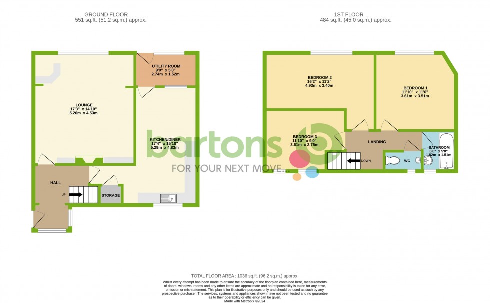 Floorplan for Gloucester Road, Kimberworth Park