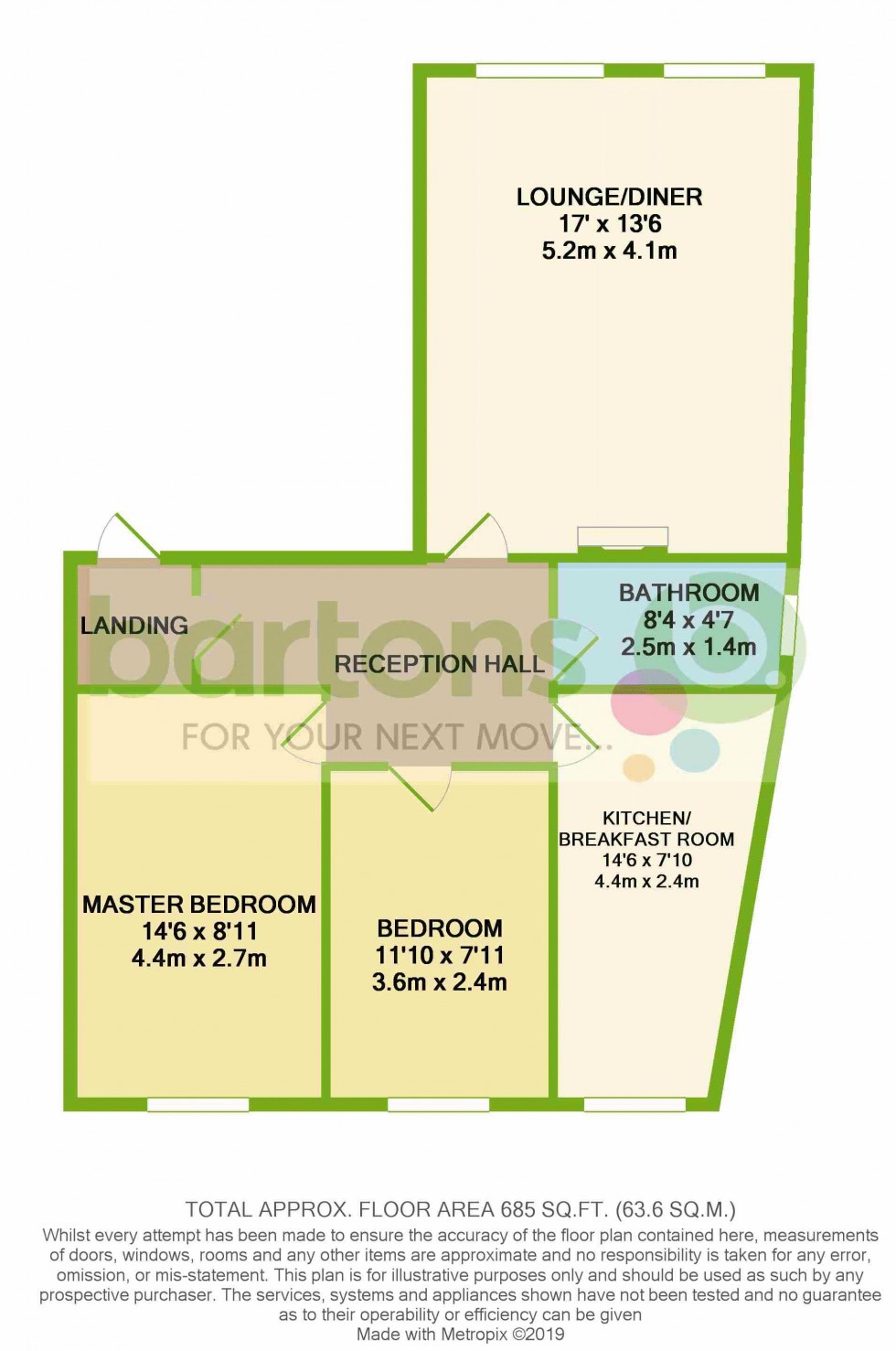 Floorplan for Grove House, Moorgate Grove