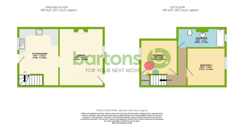 Floorplan for Goosebutt Street, Parkgate