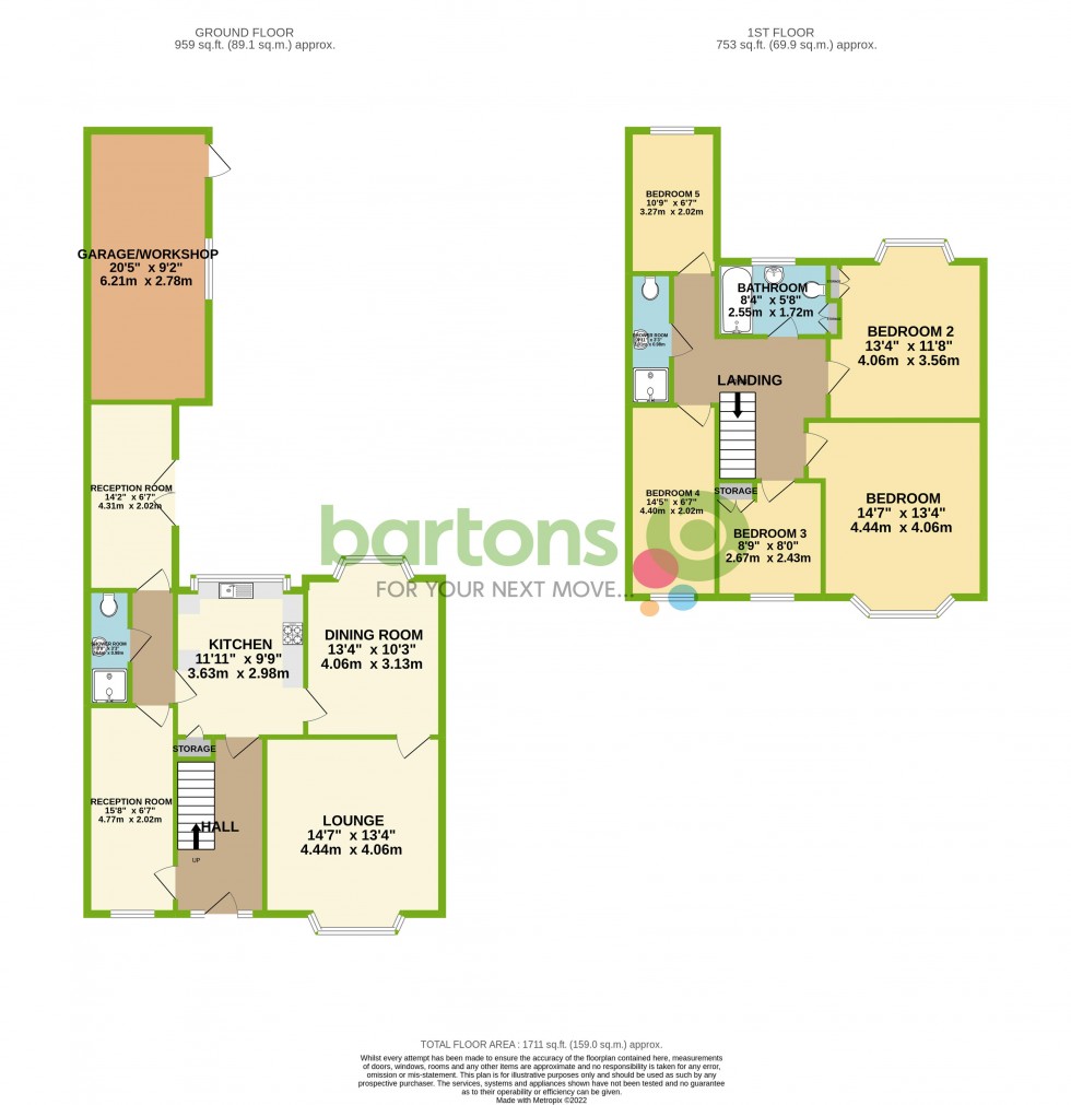 Floorplan for Renishaw Avenue, Rotherham