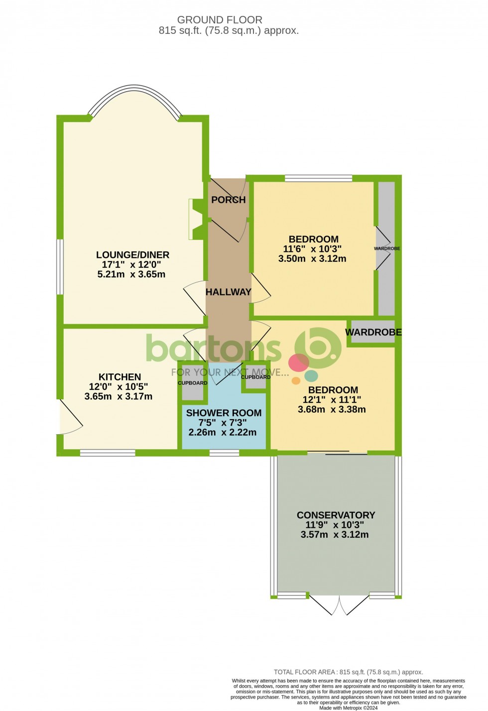 Floorplan for Cotswold Crescent, WHISTON