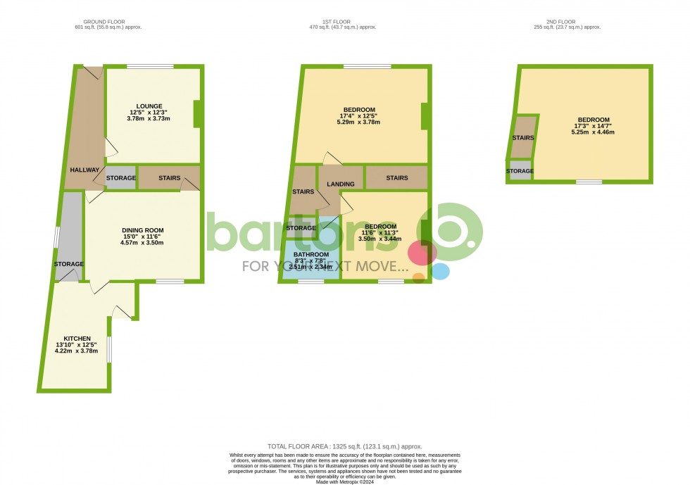 Floorplan for Big Six, Wood Lane, TREETON