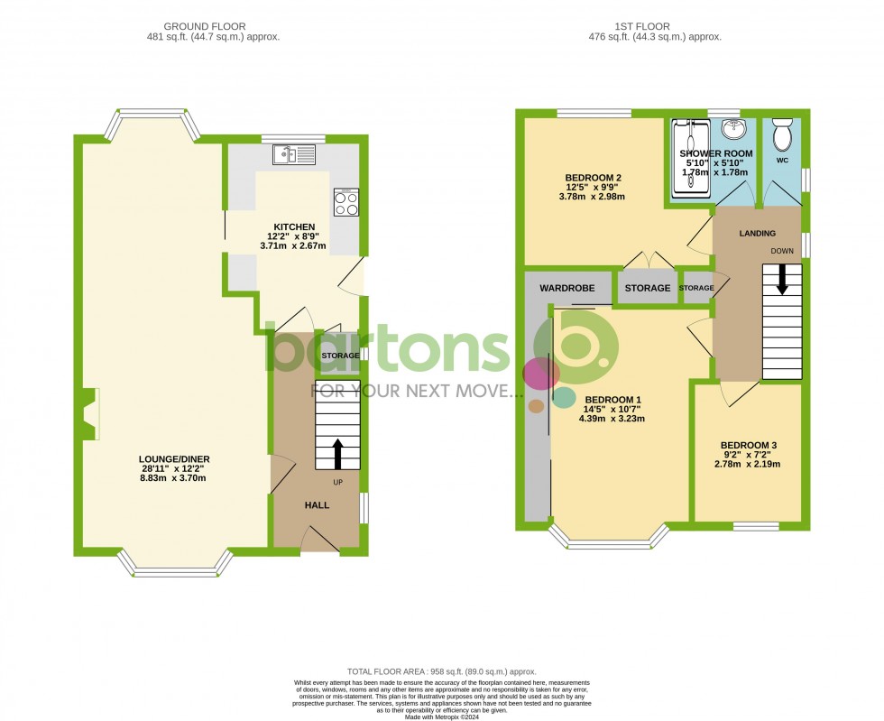 Floorplan for Athron Drive, Herringthorpe