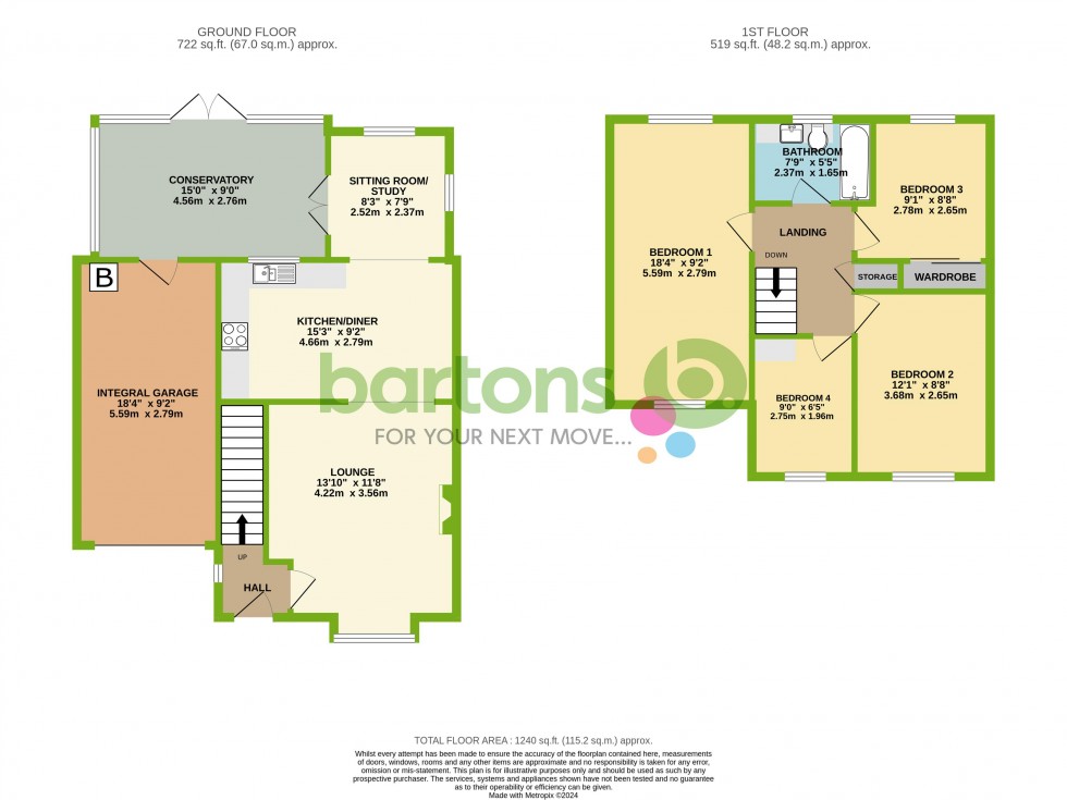 Floorplan for Fenton Fields, Kimberworth