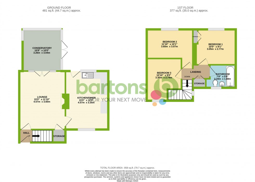 Floorplan for East Road, East Dene