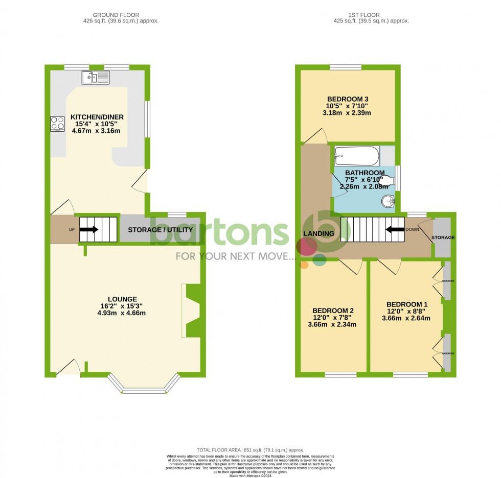 Floorplan for Brinsworth Lane, Brinsworth