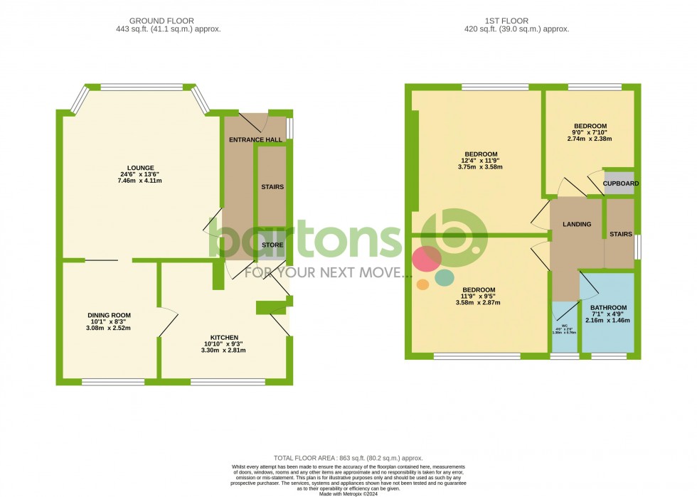 Floorplan for March Flatts Road, Thrybergh