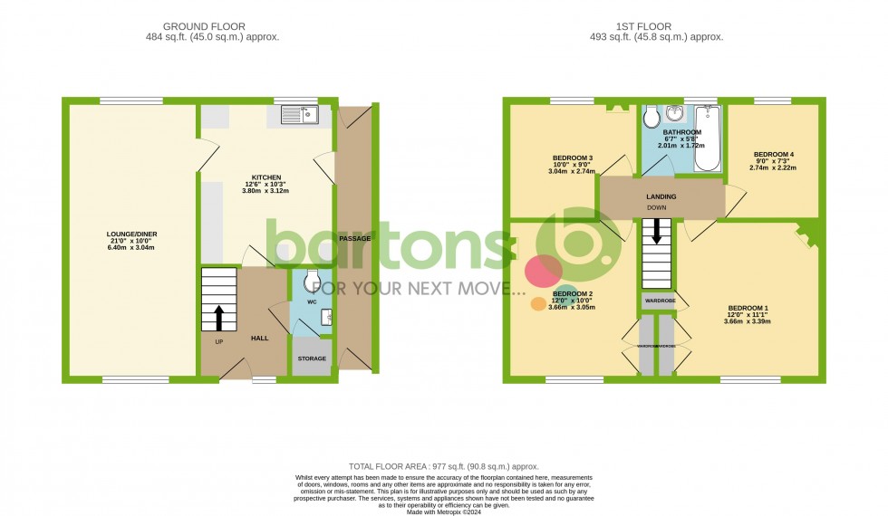 Floorplan for Dale Road, Rawmarsh