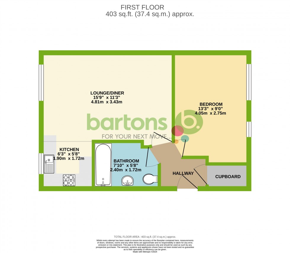 Floorplan for Long Meadows, BRAMLEY