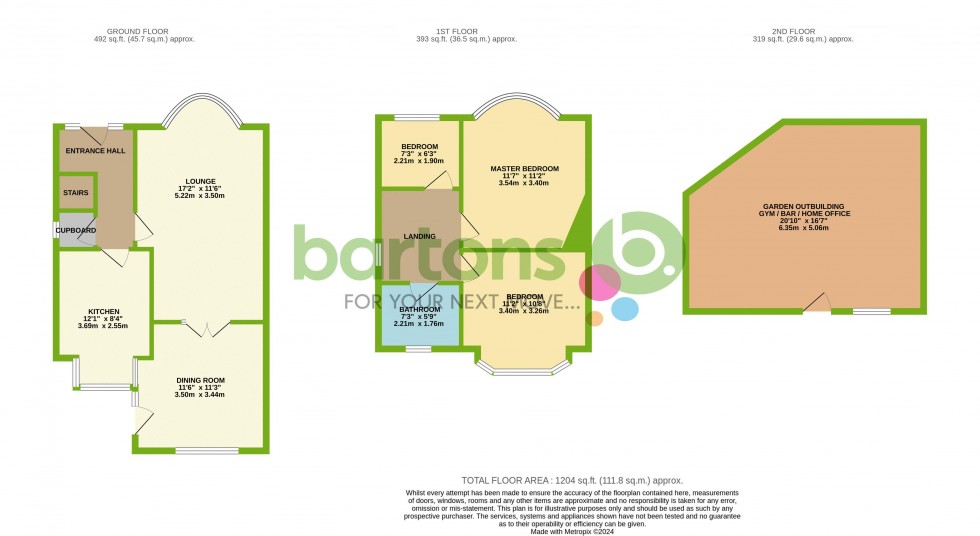 Floorplan for Brecks Lane, BRECKS