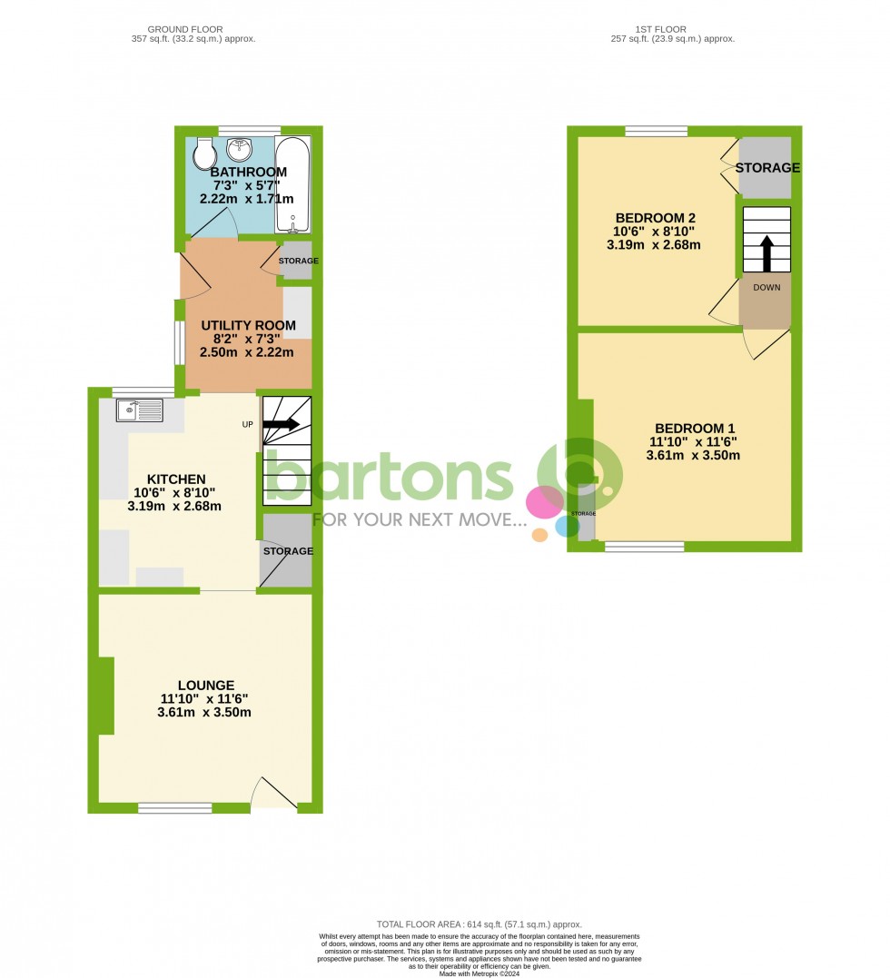 Floorplan for Rosebery Street, Rotherham