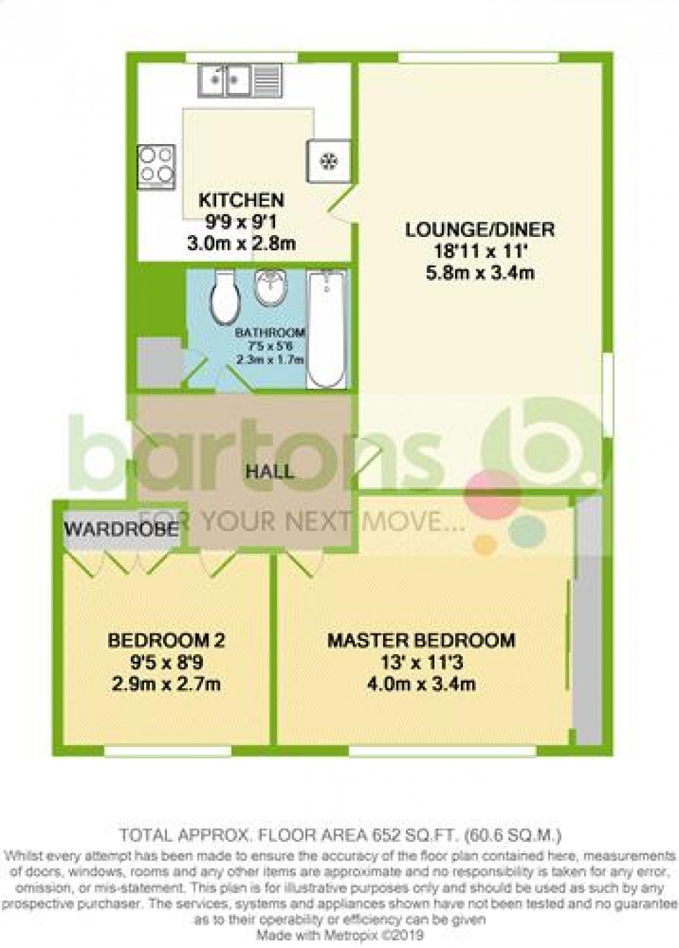 Floorplan for Rotherstoke Close, Moorgate