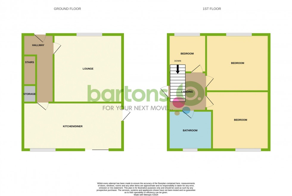 Floorplan for Oaks Lane, Kimberworth Park