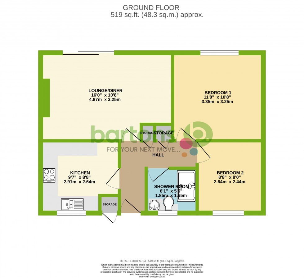 Floorplan for Searby Road, Bramley