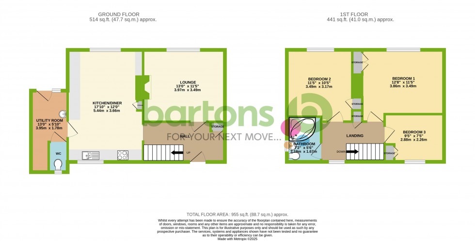 Floorplan for Aldam Close, East Herringthorpe