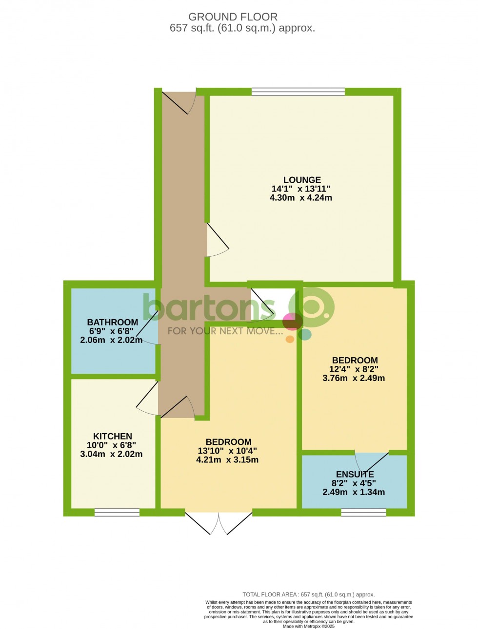 Floorplan for Milburn House, Hollings Lane, THRYBERGH