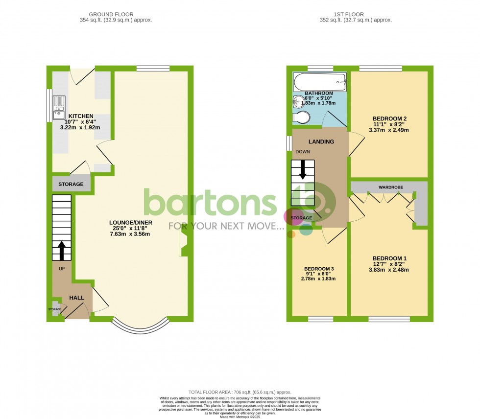 Floorplan for Markfield Drive, Flanderwell