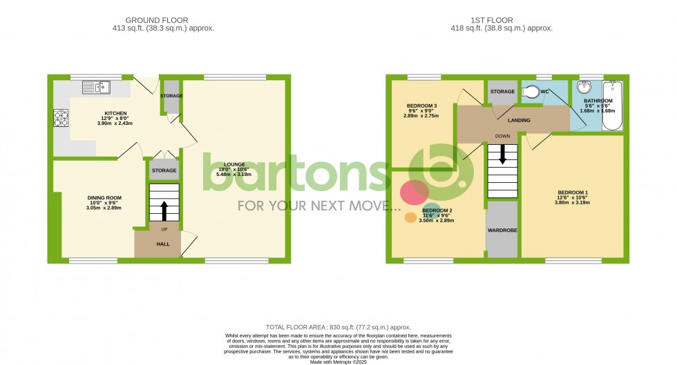 Floorplan for Hague Avenue, Rawmarsh